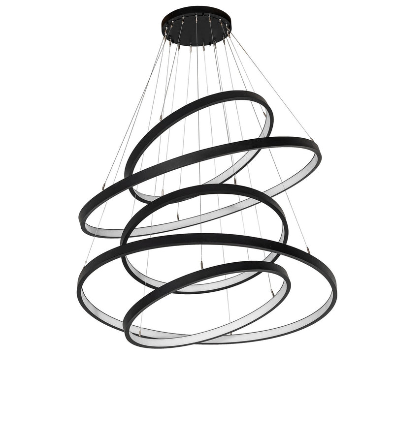 Meyda Tiffany 276311 LED Chandelier, Textured Black
