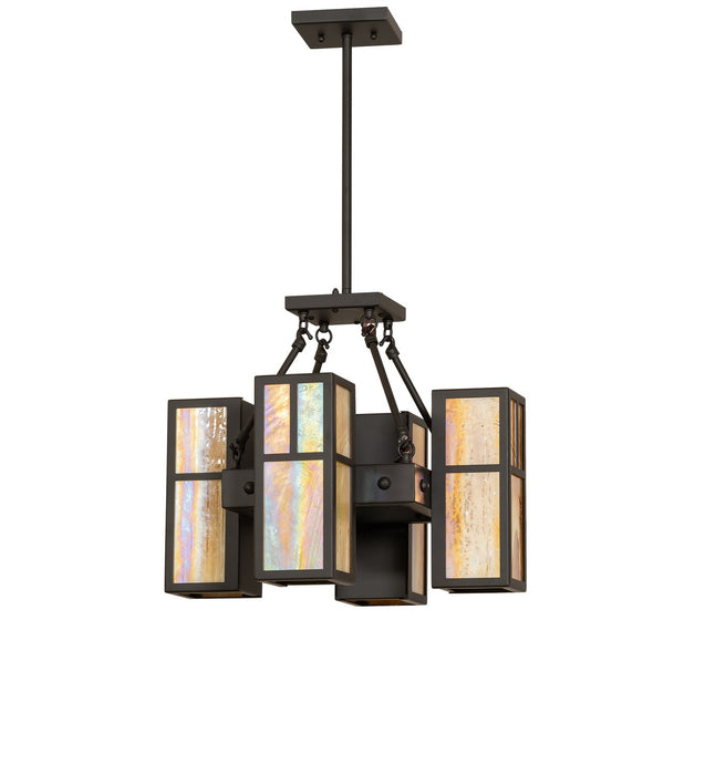 Meyda Tiffany 276559 Eight Light Pendant, Oil Rubbed Bronze