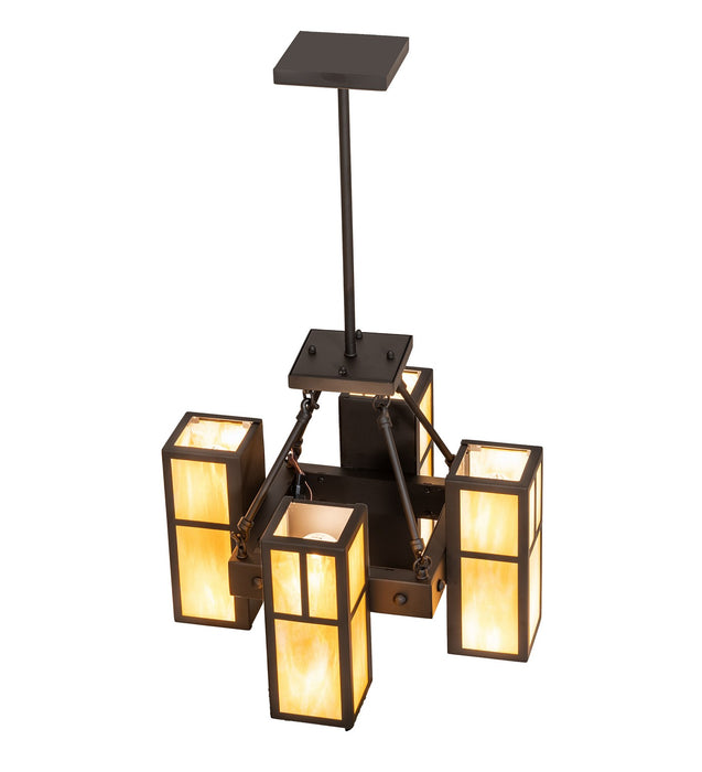 Meyda Tiffany 276559 Eight Light Pendant, Oil Rubbed Bronze