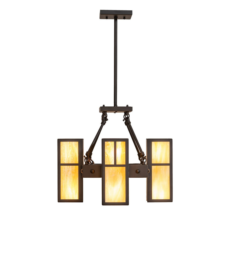 Meyda Tiffany 276559 Eight Light Pendant, Oil Rubbed Bronze