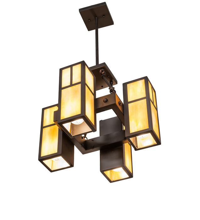 Meyda Tiffany 276559 Eight Light Pendant, Oil Rubbed Bronze