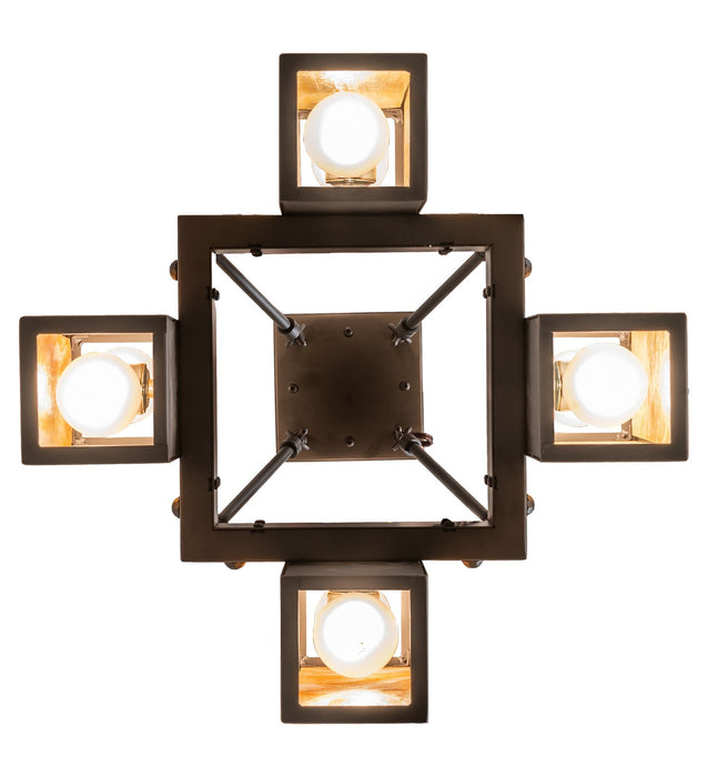 Meyda Tiffany 276559 Eight Light Pendant, Oil Rubbed Bronze
