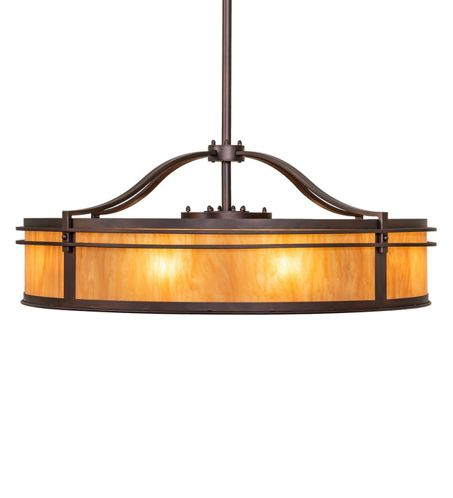 Meyda Tiffany 276943 12 Light Chandel-Air, Mahogany Bronze
