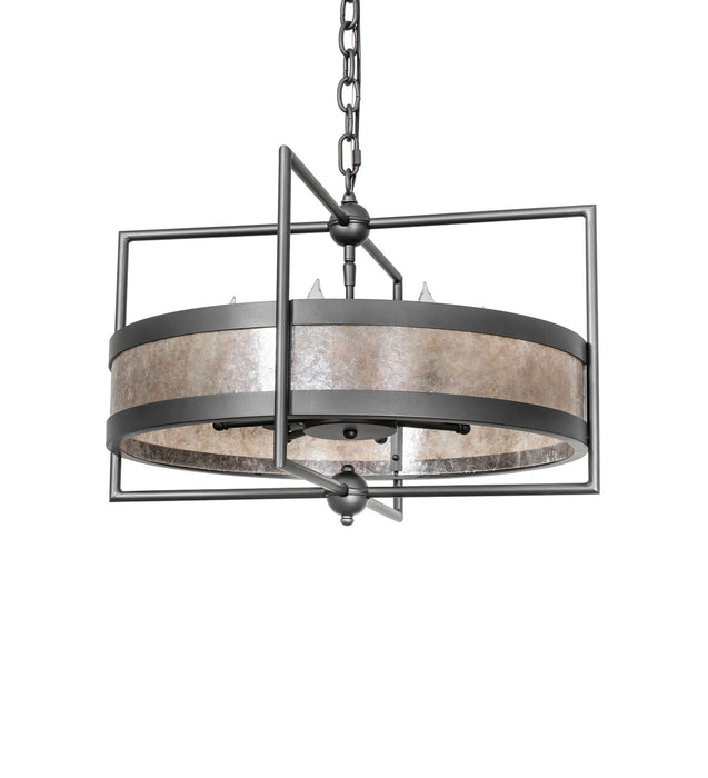 Meyda Tiffany 277432 Eight Light Chandelier, Wrought Iron