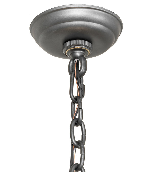 Meyda Tiffany 277432 Eight Light Chandelier, Wrought Iron