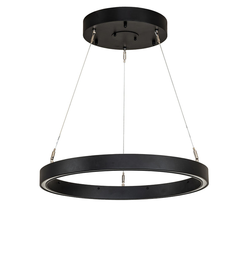 Meyda Tiffany 278040 LED Pendant, Textured Black