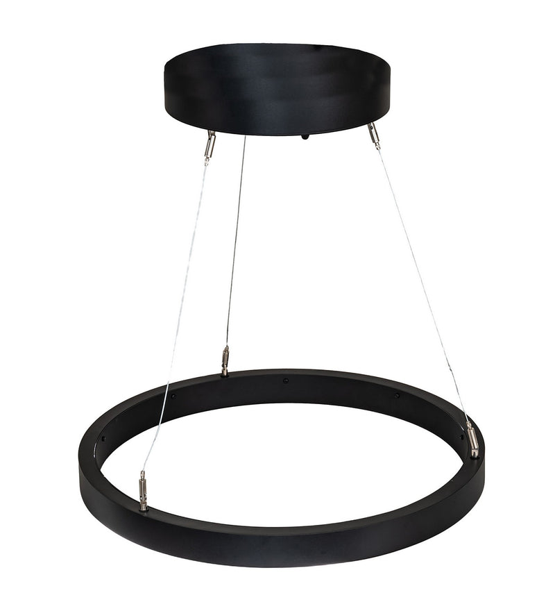 Meyda Tiffany 278040 LED Pendant, Textured Black