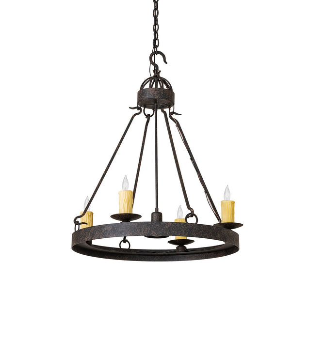 Meyda Tiffany 278715 Five Light Chandelier, Coffee Bean