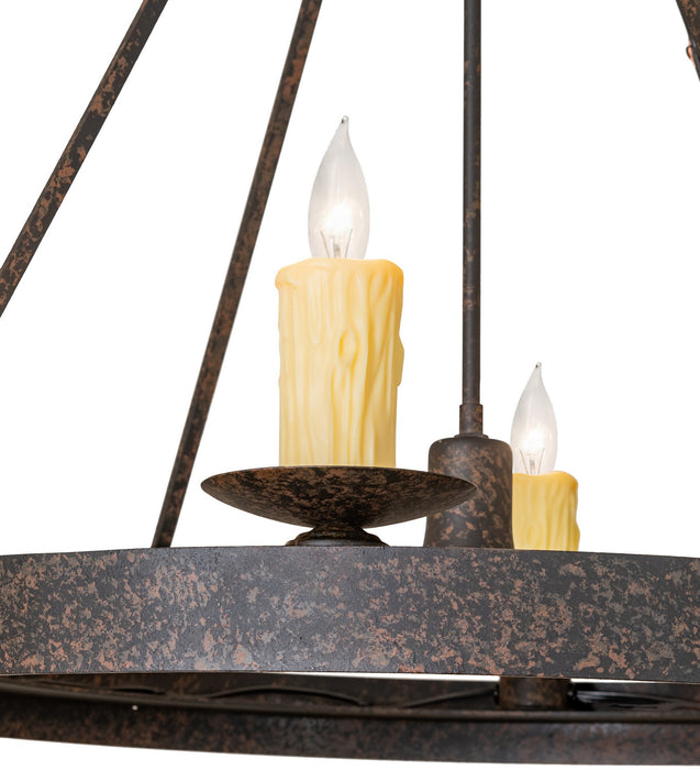 Meyda Tiffany 278715 Five Light Chandelier, Coffee Bean