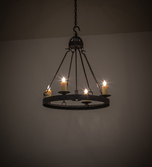 Meyda Tiffany 278715 Five Light Chandelier, Coffee Bean