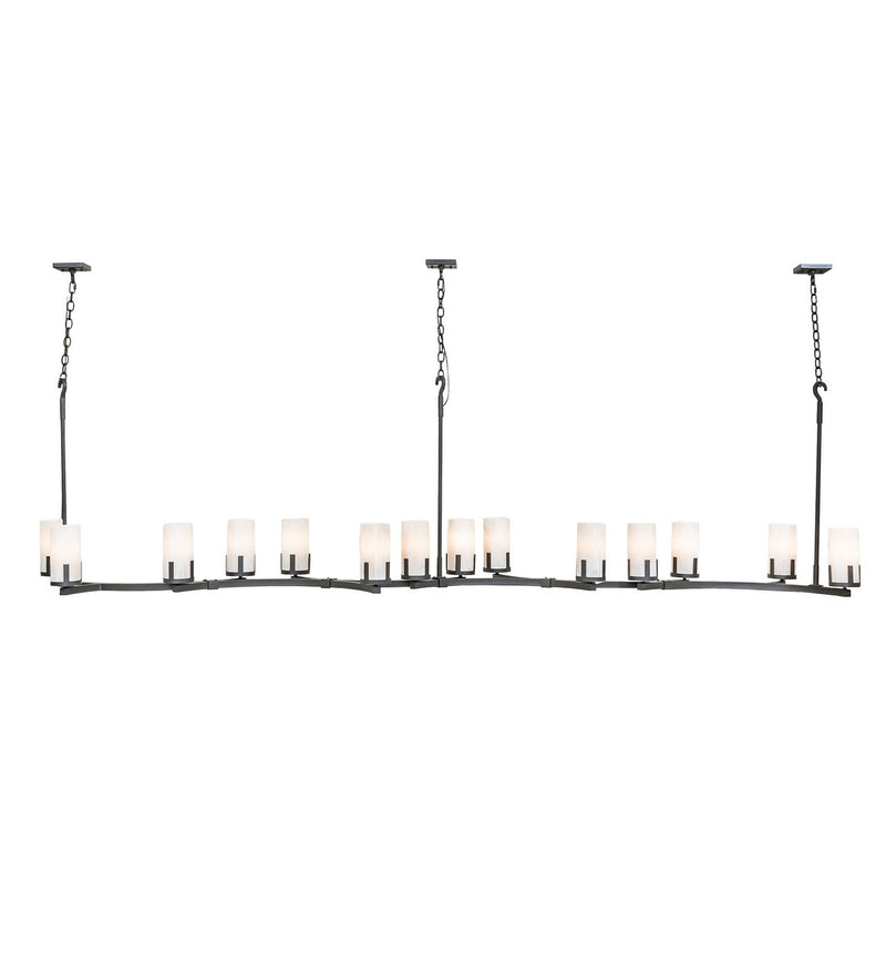 Meyda Tiffany 278807 14 Light Chandelier, Charred Iron