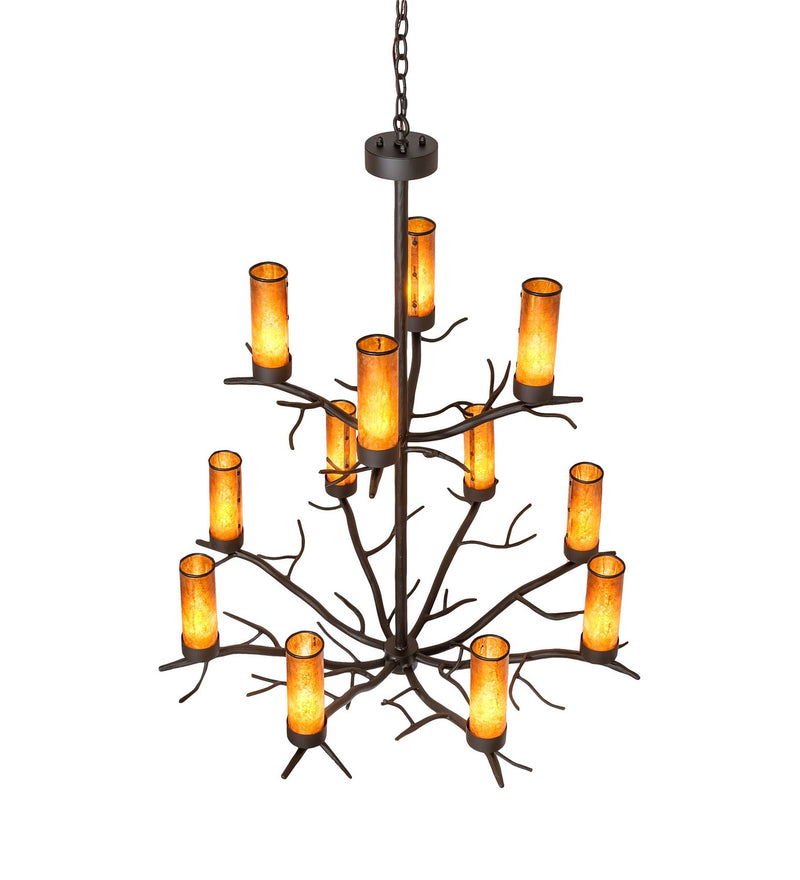 Meyda Tiffany 278811 LED Chandelier, Oil Rubbed Bronze