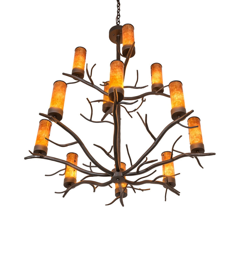 Meyda Tiffany 278811 LED Chandelier, Oil Rubbed Bronze