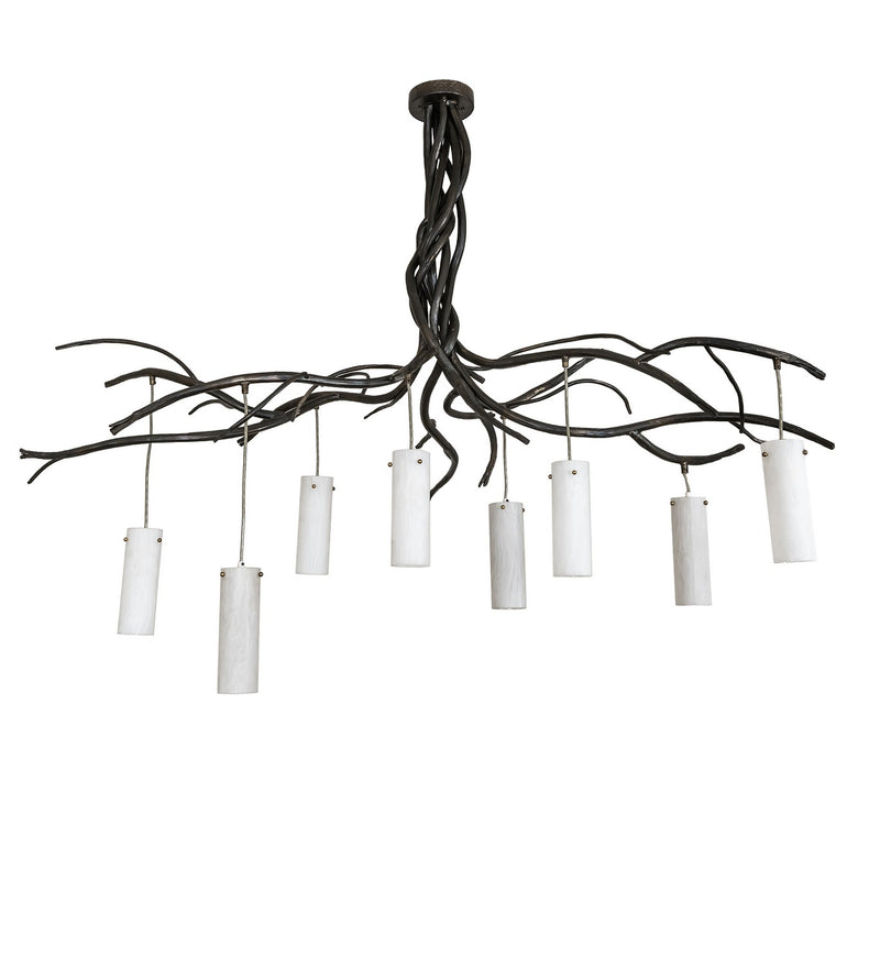 Meyda Tiffany 279296 Eight Light Chandelier, Dark Burnished Antique Copper
