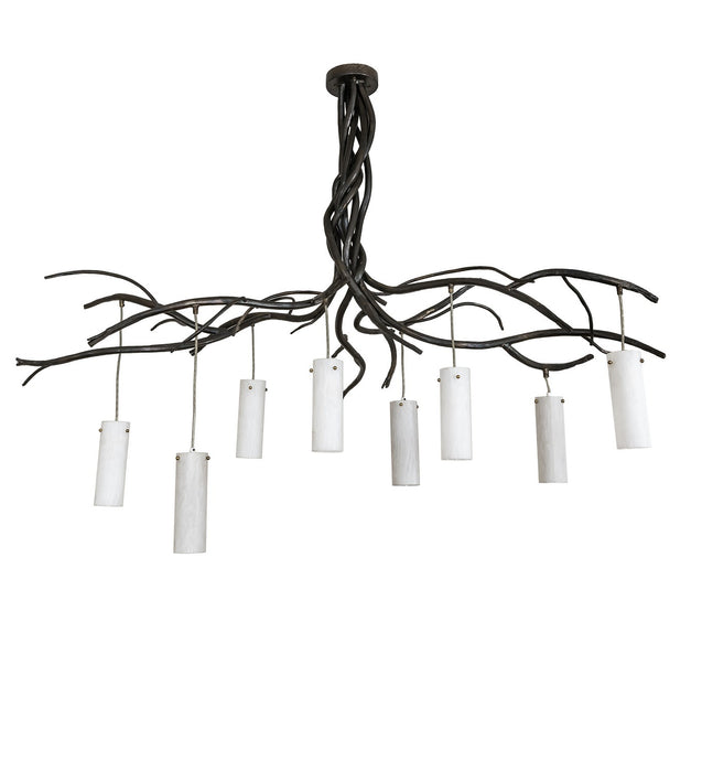 Meyda Tiffany 279296 Eight Light Chandelier, Dark Burnished Antique Copper