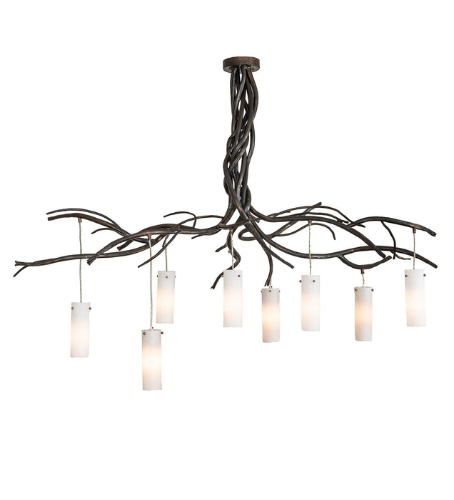 Meyda Tiffany 279296 Eight Light Chandelier, Dark Burnished Antique Copper
