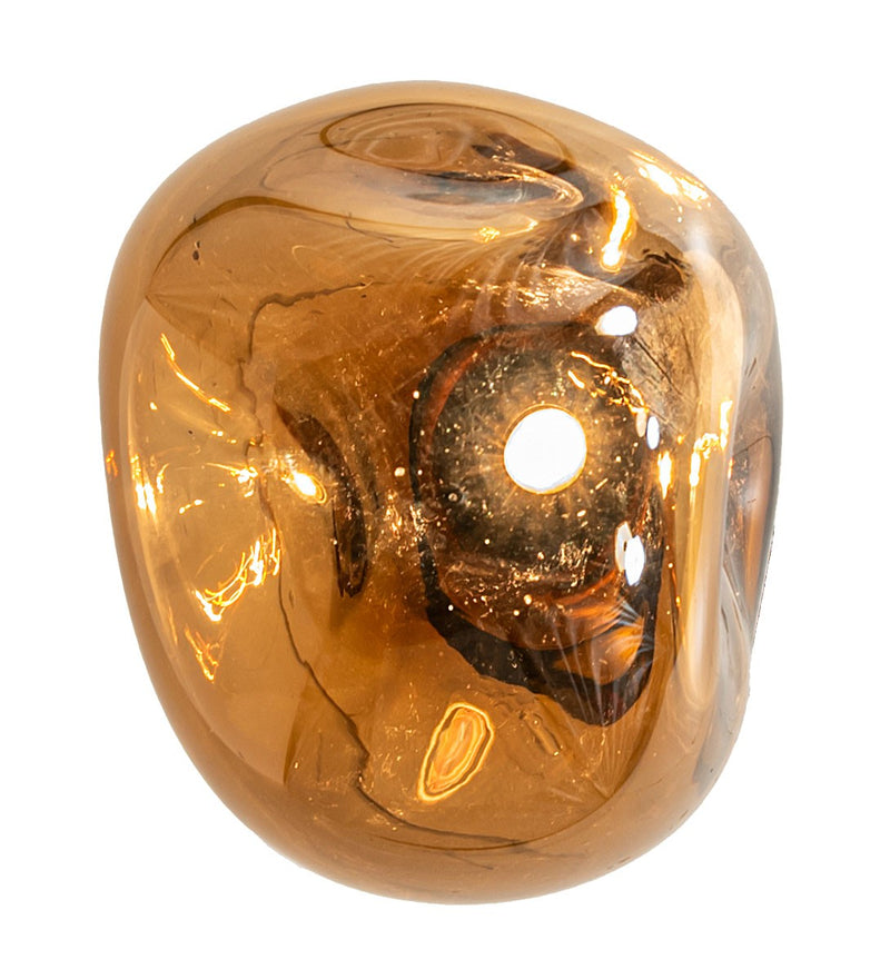 Meyda Tiffany 279595 One Light Mini Pendant, Brushed Brass