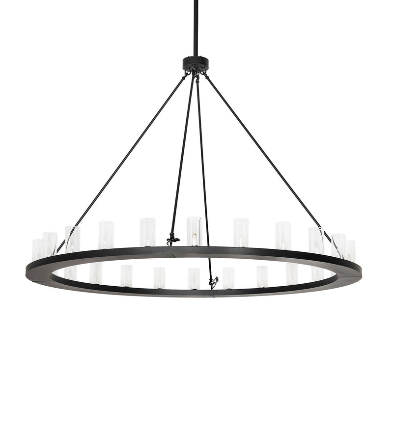 Meyda Tiffany 280227 24 Light Chandelier, Solar Black