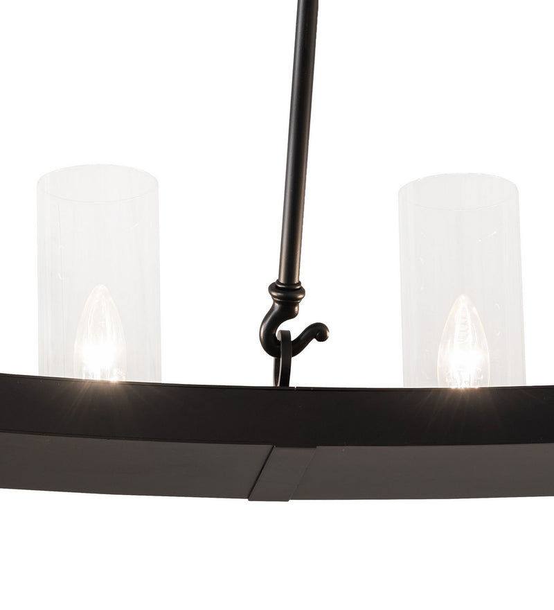 Meyda Tiffany 280227 24 Light Chandelier, Solar Black