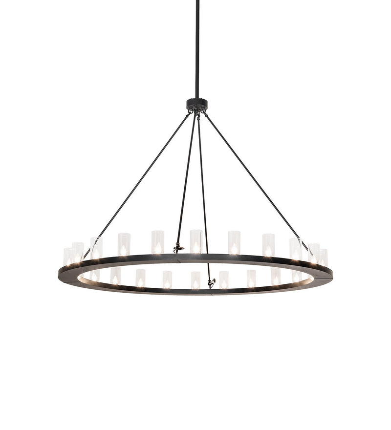 Meyda Tiffany 280227 24 Light Chandelier, Solar Black