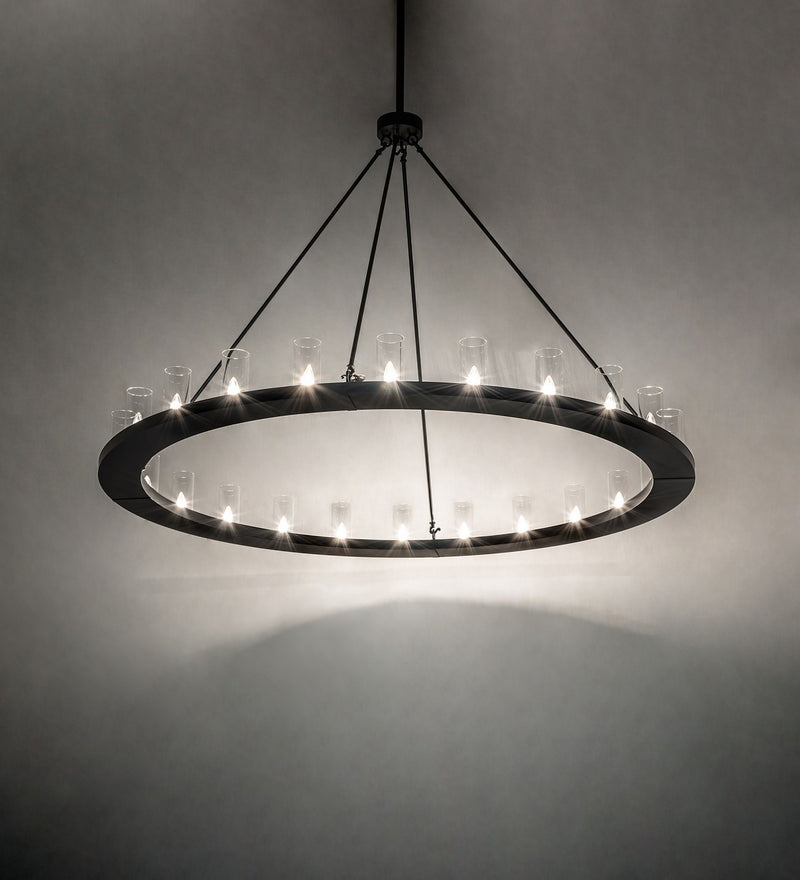 Meyda Tiffany 280227 24 Light Chandelier, Solar Black