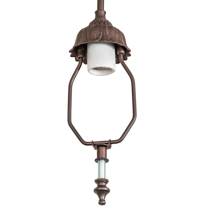 Meyda Tiffany 280374 One Light Pendant Hardware, Mahogany Bronze