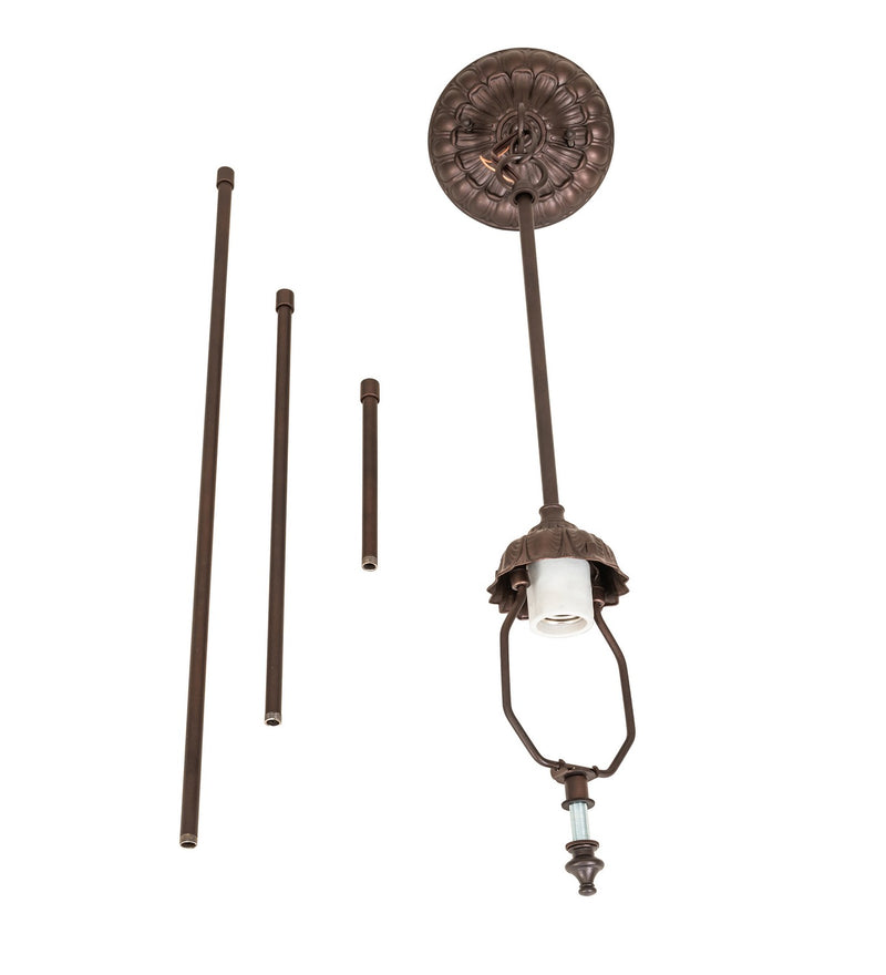 Meyda Tiffany 280374 One Light Pendant Hardware, Mahogany Bronze