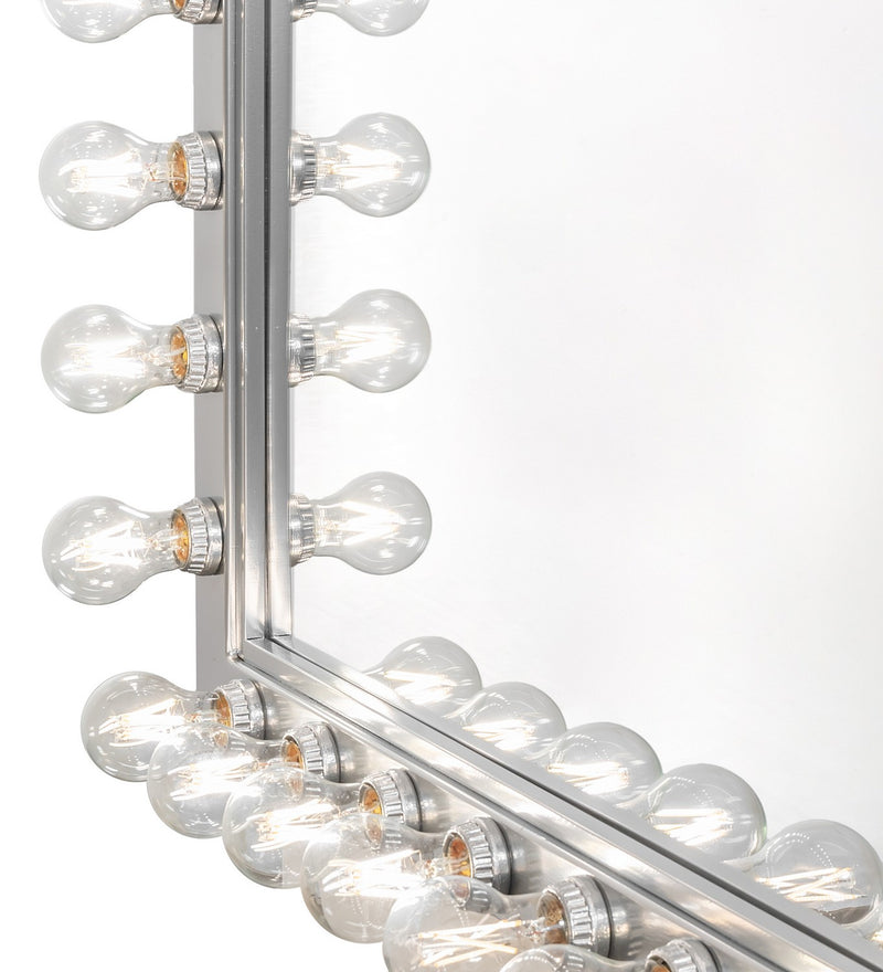 Meyda Tiffany 280867 36 Light Vanity Mirror, Extreme Chrome