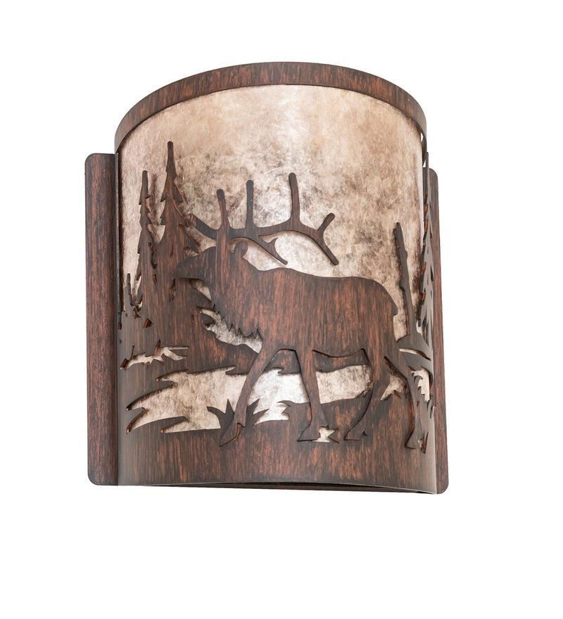 Meyda Tiffany 281073 One Light Wall Sconce, Driftwood Brown