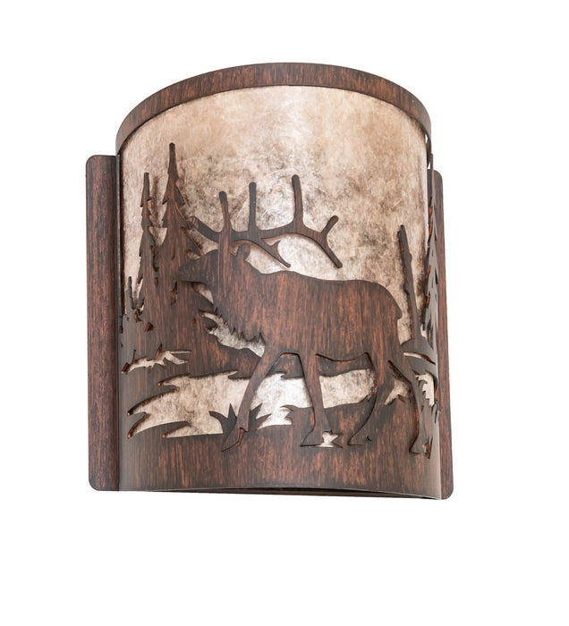 Meyda Tiffany 281073 One Light Wall Sconce, Driftwood Brown