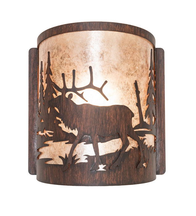 Meyda Tiffany 281073 One Light Wall Sconce, Driftwood Brown