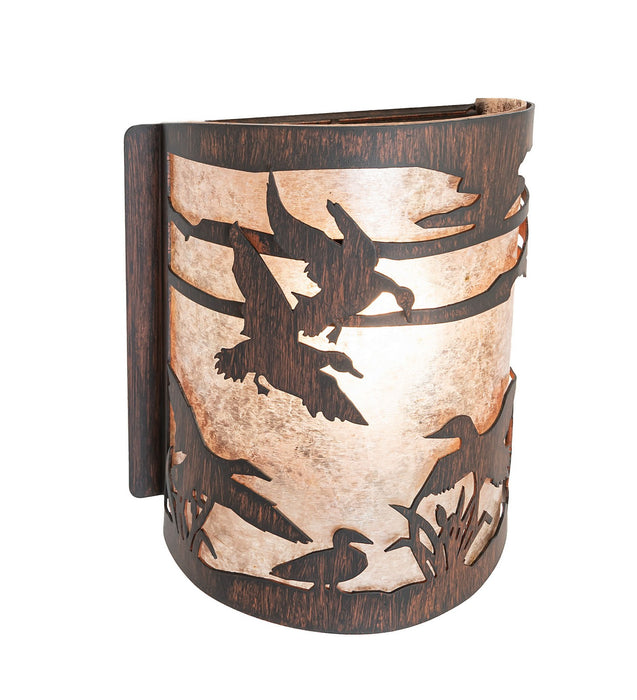 Meyda Tiffany 281099 One Light Wall Sconce, Driftwood Brown