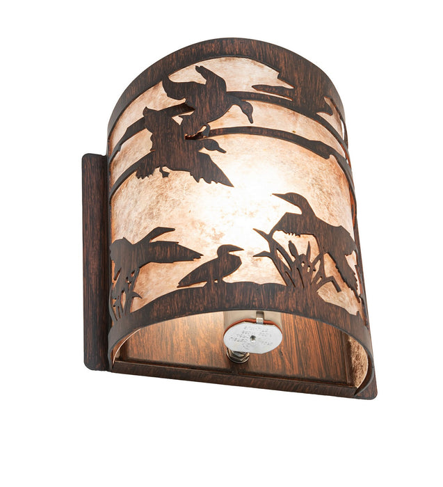 Meyda Tiffany 281099 One Light Wall Sconce, Driftwood Brown