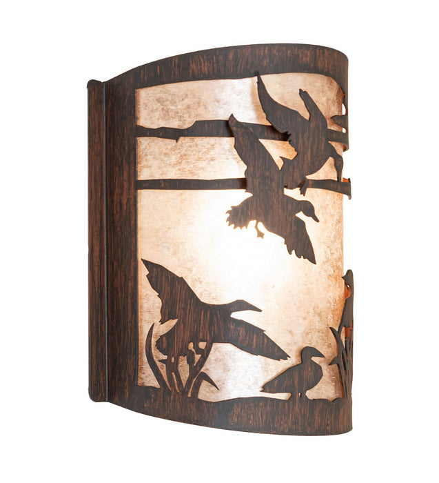 Meyda Tiffany 281099 One Light Wall Sconce, Driftwood Brown