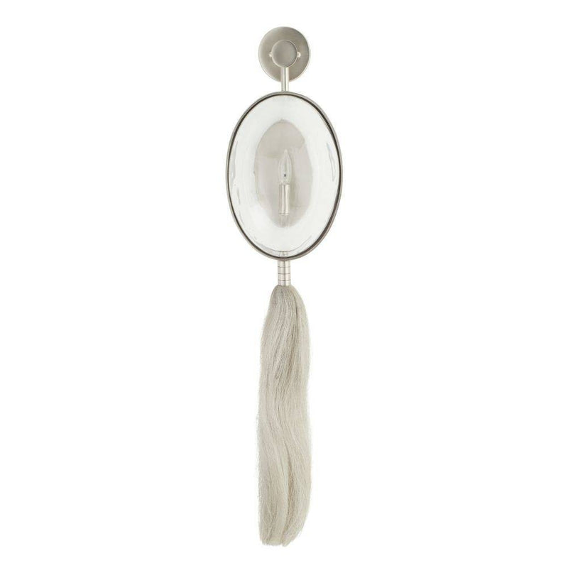 Arteriors DD42623 One Light Wall Sconce, White Bronze