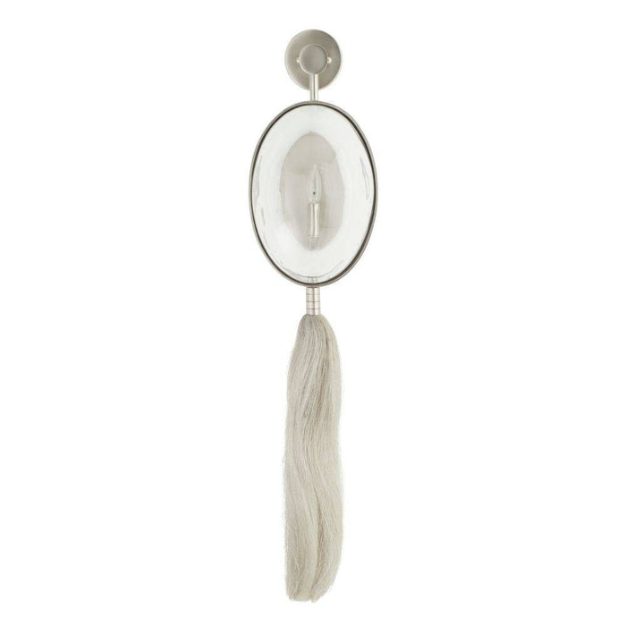 Arteriors DD42623 One Light Wall Sconce, White Bronze