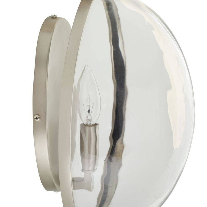 Arteriors DD42623 One Light Wall Sconce, White Bronze