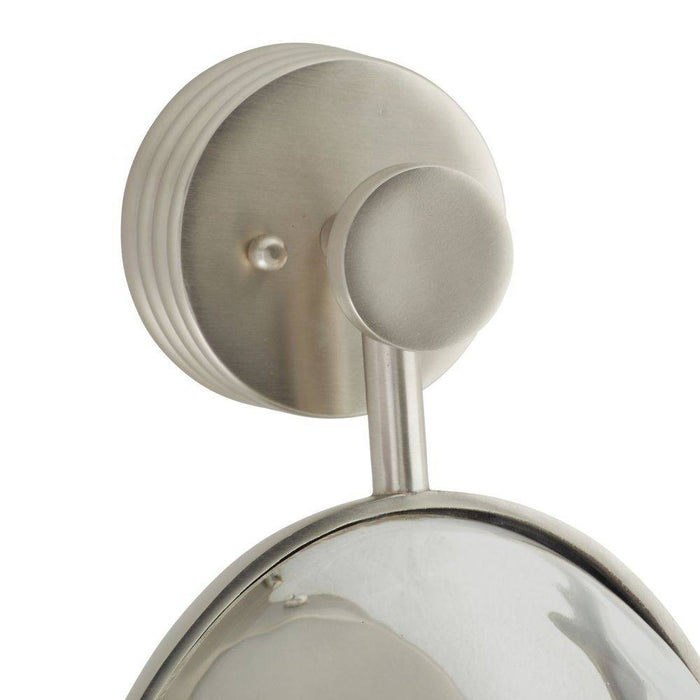 Arteriors DD42623 One Light Wall Sconce, White Bronze