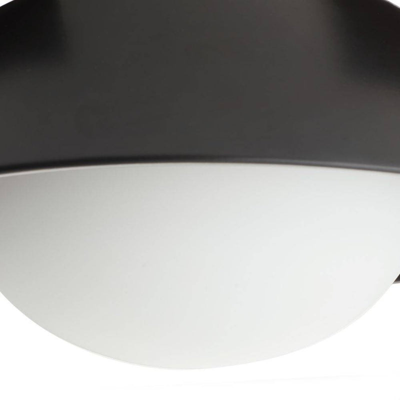 Arteriors GADFC01 One Light Flush Mount, Matte Black