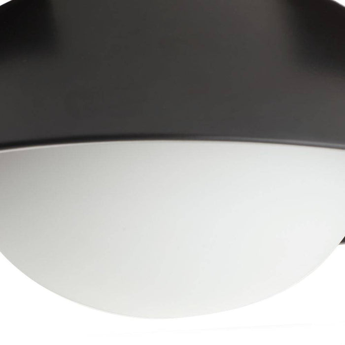 Arteriors GADFC01 One Light Flush Mount, Matte Black
