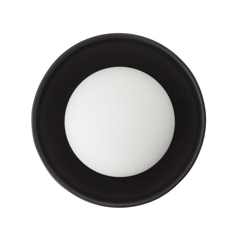 Arteriors GADFC01 One Light Flush Mount, Matte Black