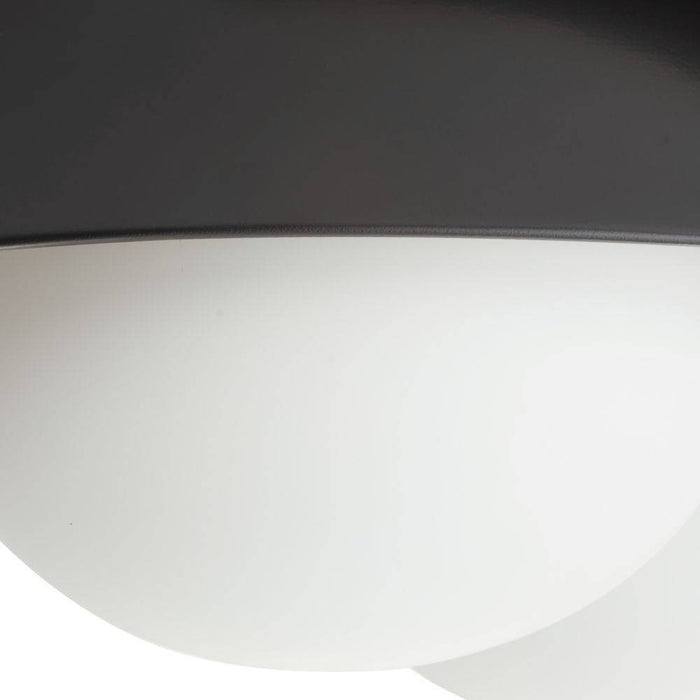 Arteriors GADFC02 Three Light Flush Mount, Matte Black