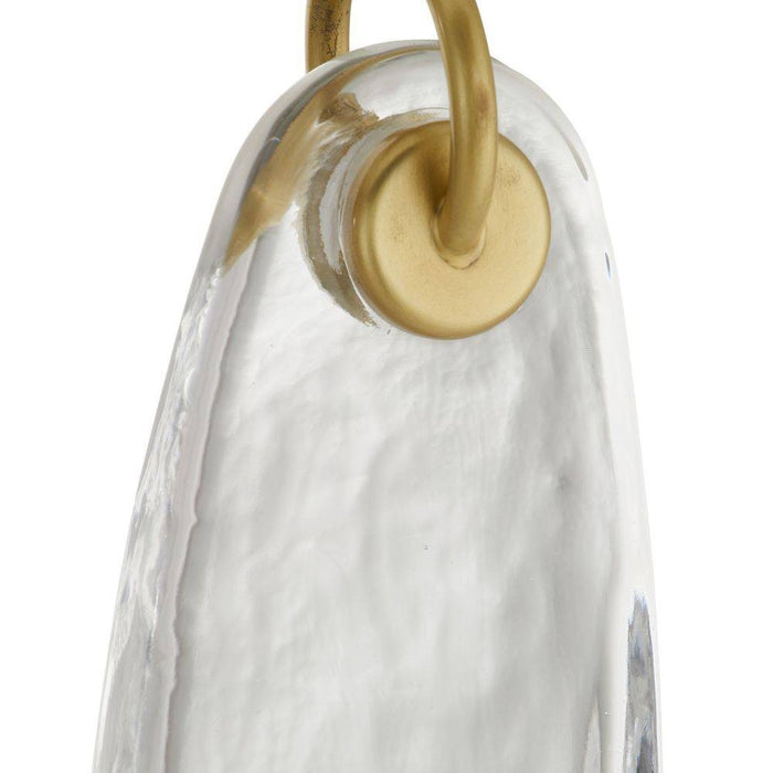 Arteriors GADLC01 LED Chandelier, Antique Brass