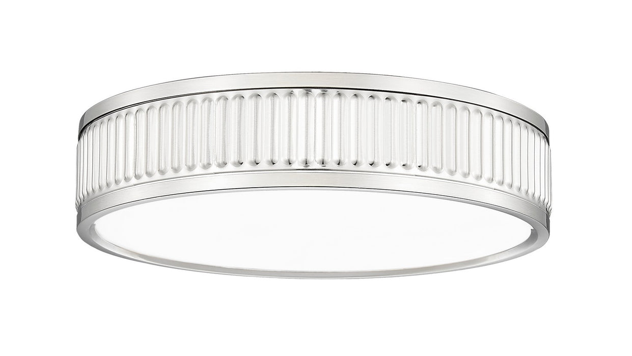Z-Lite 1013F12-BN-LED LED Flush Mount, Brushed Nickel