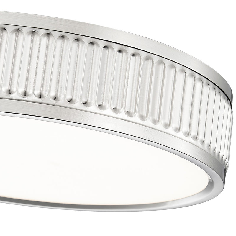Z-Lite 1013F12-BN-LED LED Flush Mount, Brushed Nickel