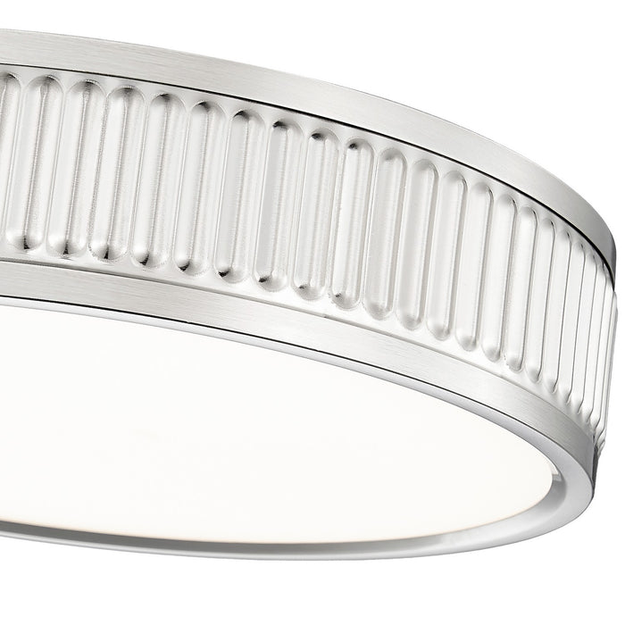 Z-Lite 1013F12-BN-LED LED Flush Mount, Brushed Nickel