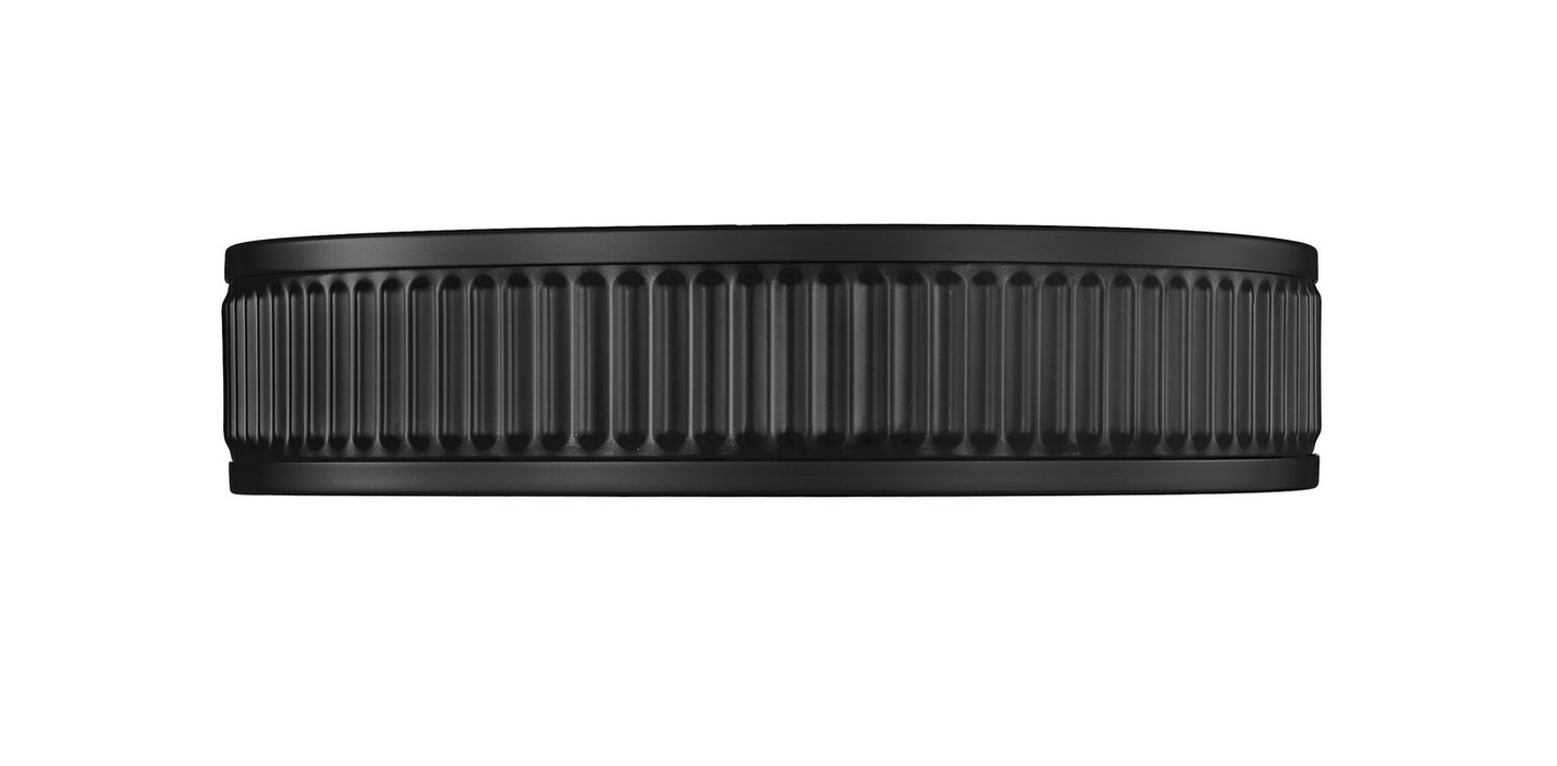 Z-Lite 1013F12-MB-LED LED Flush Mount, Matte Black