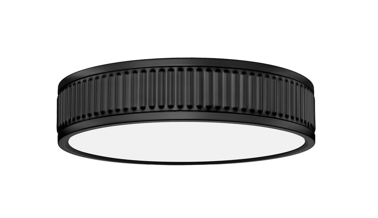 Z-Lite 1013F12-MB-LED LED Flush Mount, Matte Black
