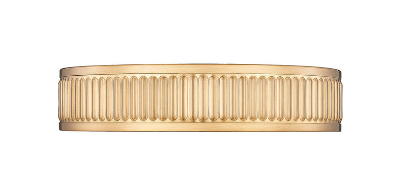 Z-Lite 1013F12-MGLD-LED LED Flush Mount, Modern Gold