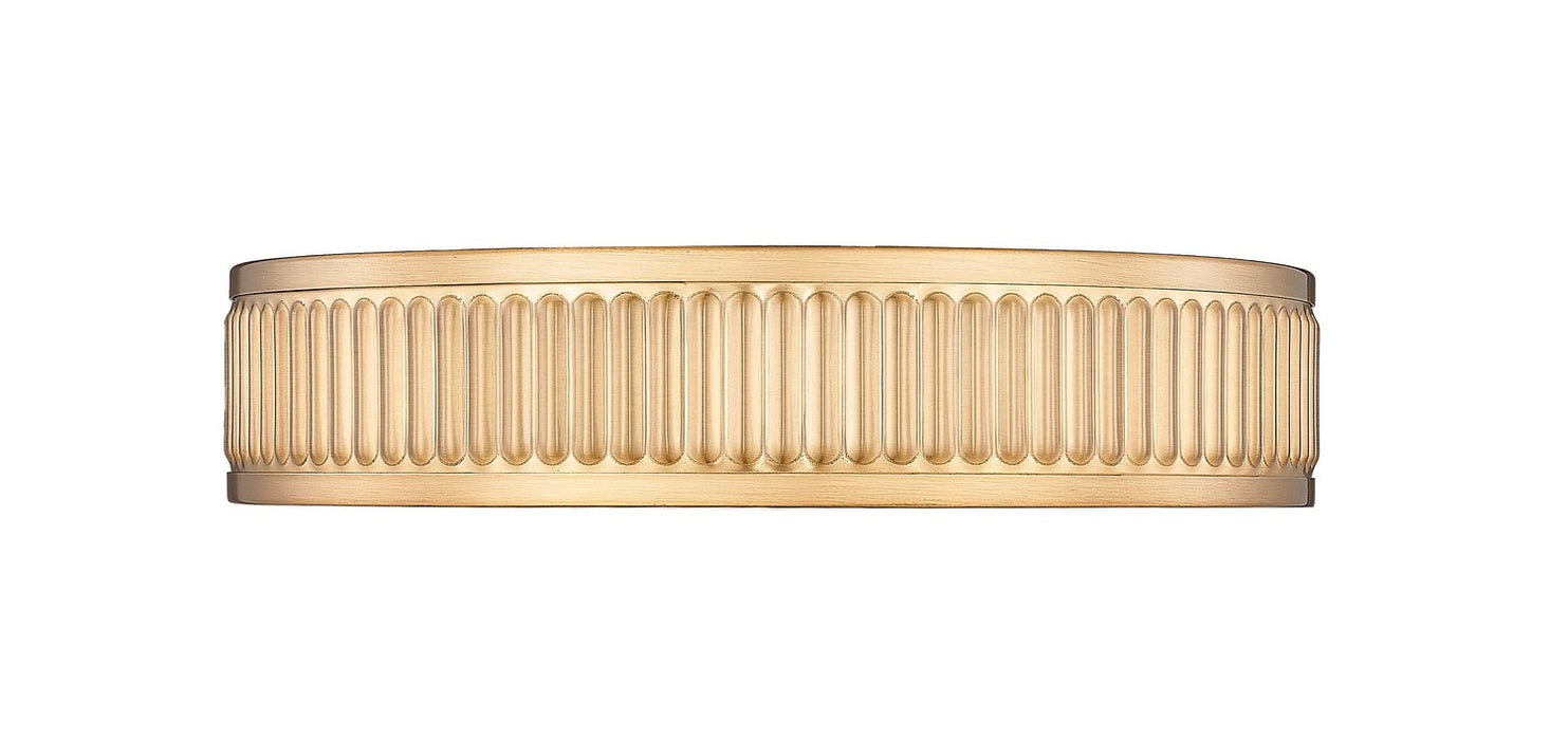 Z-Lite 1013F12-MGLD-LED LED Flush Mount, Modern Gold